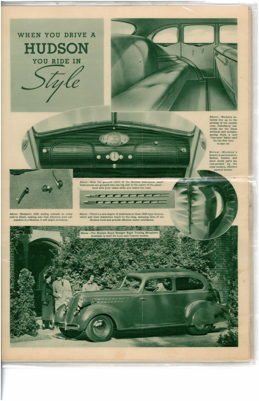 1936 Hudson Pictorial News Page 7